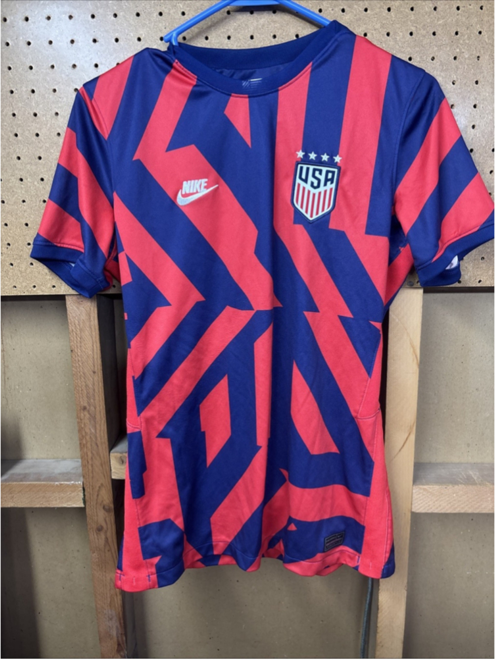 USA Soccer Nike Dri-Fit Away Soccer Jersey Shirt Size Women’s Medium